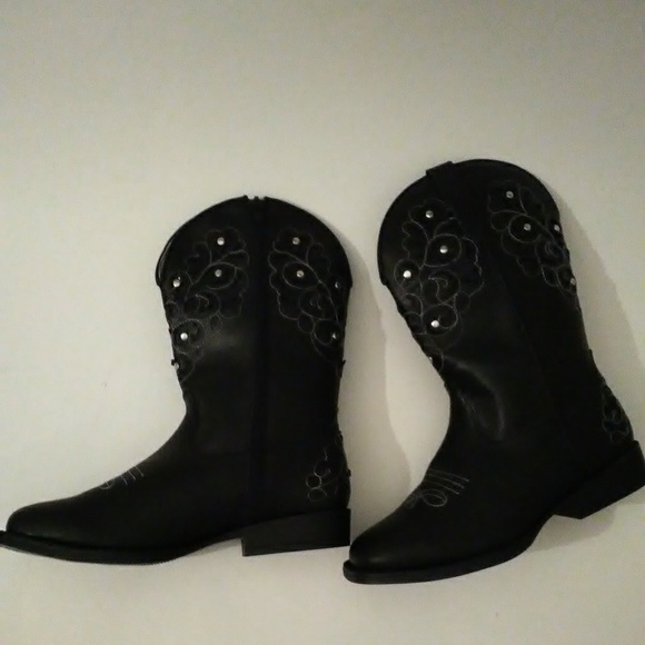 Nanette Lepore Girls Bling Cowboy Boots - Picture 2 of 5